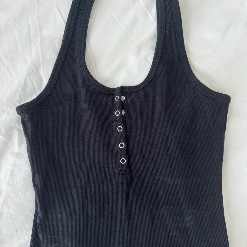 Abercrombie Cropped Ribbed Tank